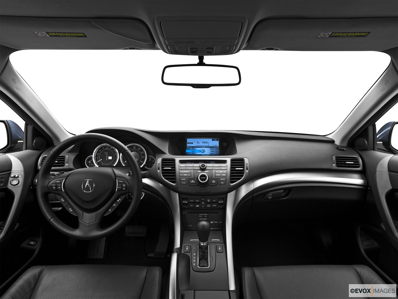2010 Acura TSX V6 Centered wide dash shot 