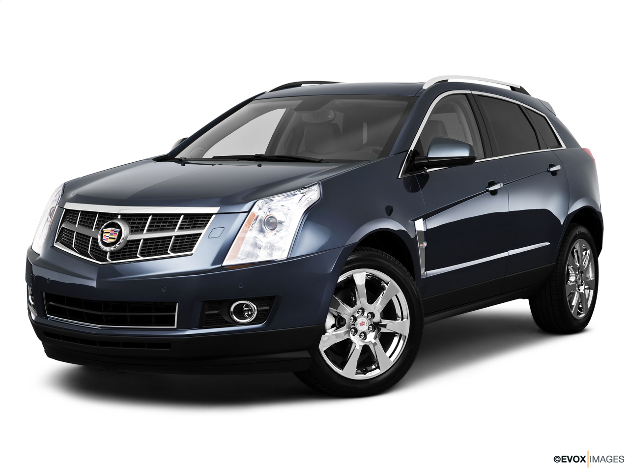 2010 Cadillac SRX Crossover Premium Collection Front angle medium view. 