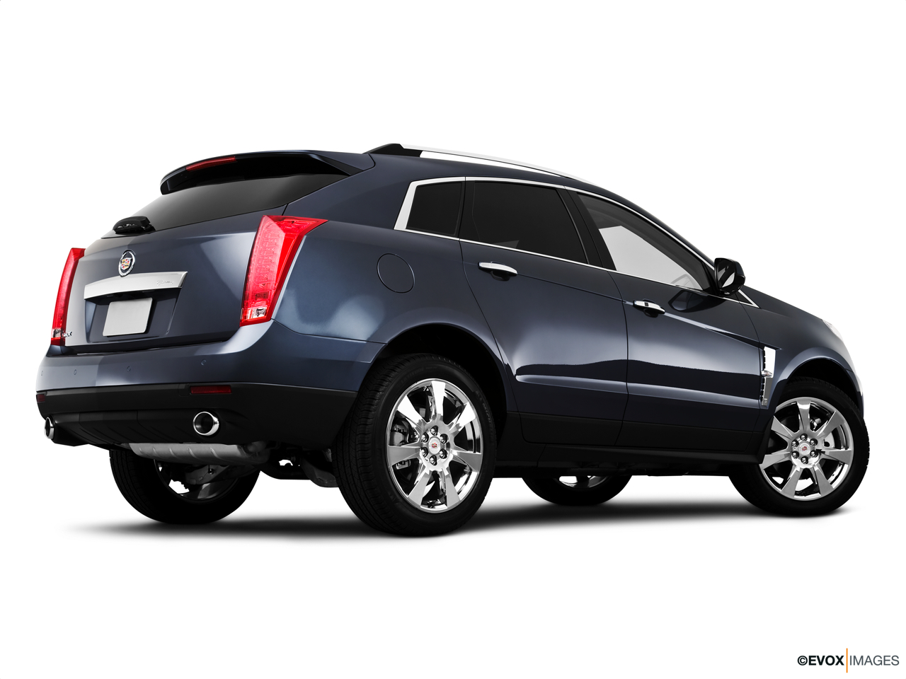 2010 Cadillac SRX Crossover Premium Collection Low/wide rear 5/8. 