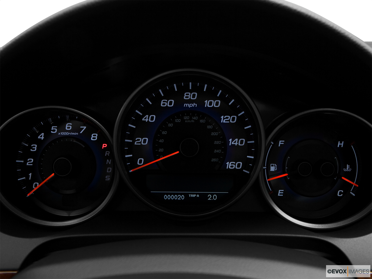 2010 Acura RL RL Speedometer/tachometer. 