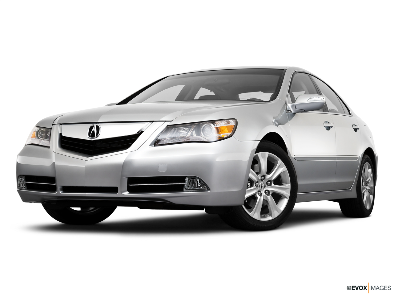 2010 Acura RL RL Front angle view, low wide perspective. 