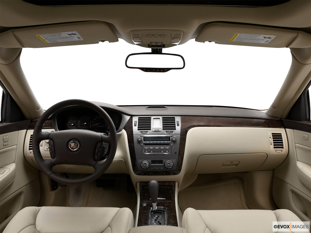 2010 Cadillac DTS Luxury Collection Centered wide dash shot 