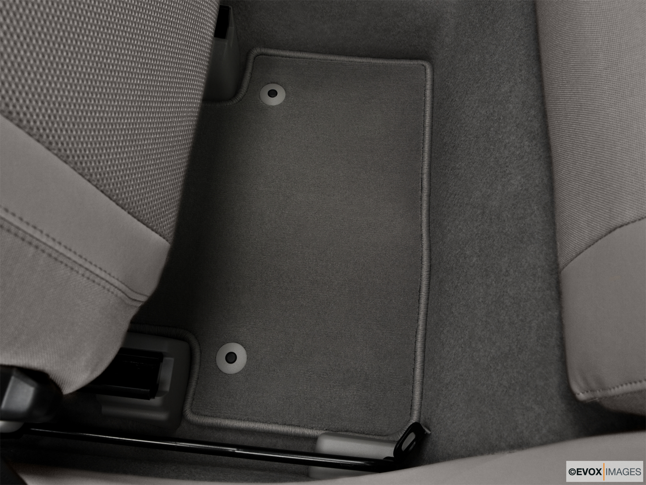 2010 Volvo C30 T5 Rear driver's side floor mat. Mid-seat level from outside looking in. 