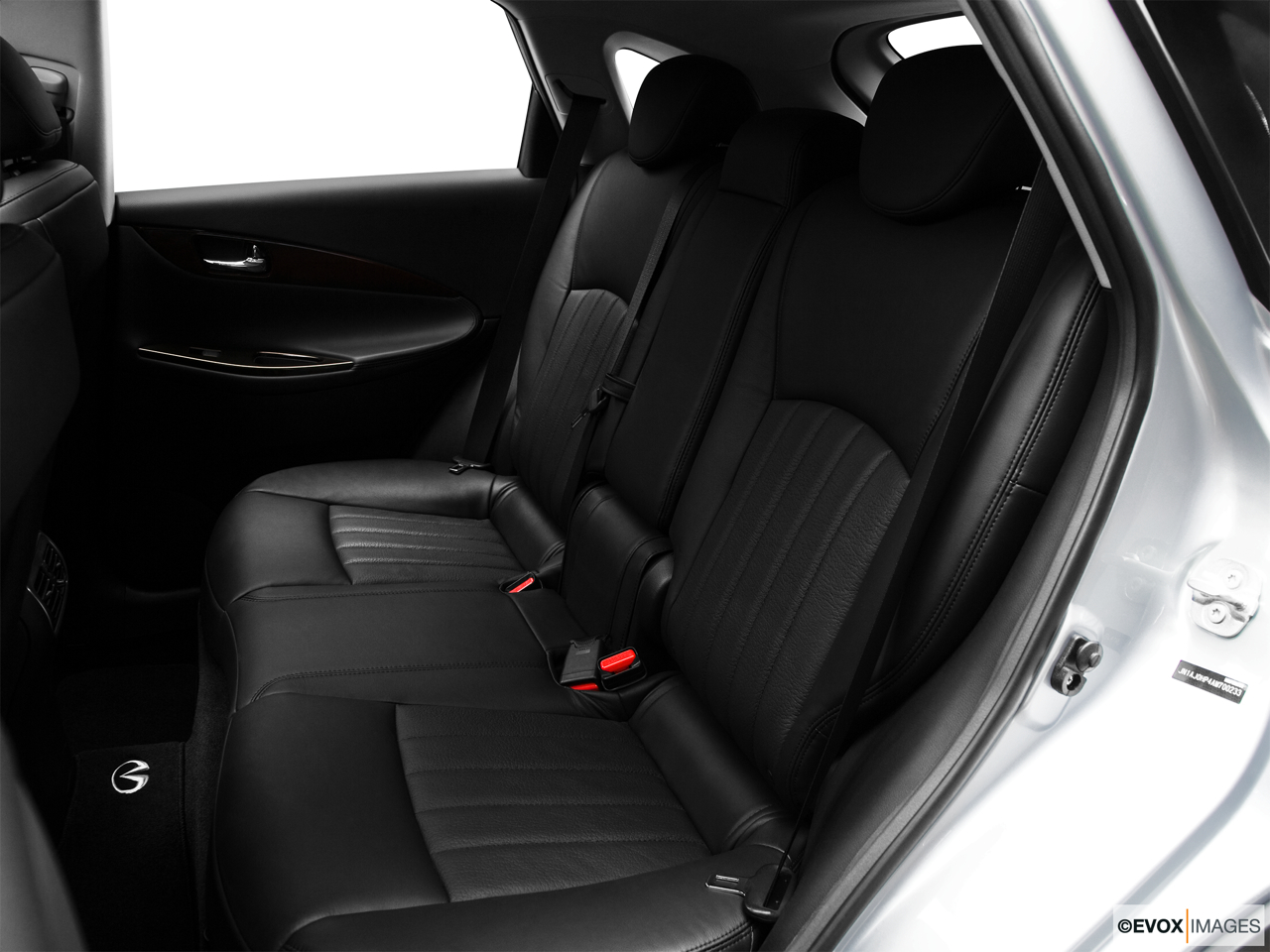 2010 Infiniti EX EX35 Journey Rear seats from Drivers Side. 