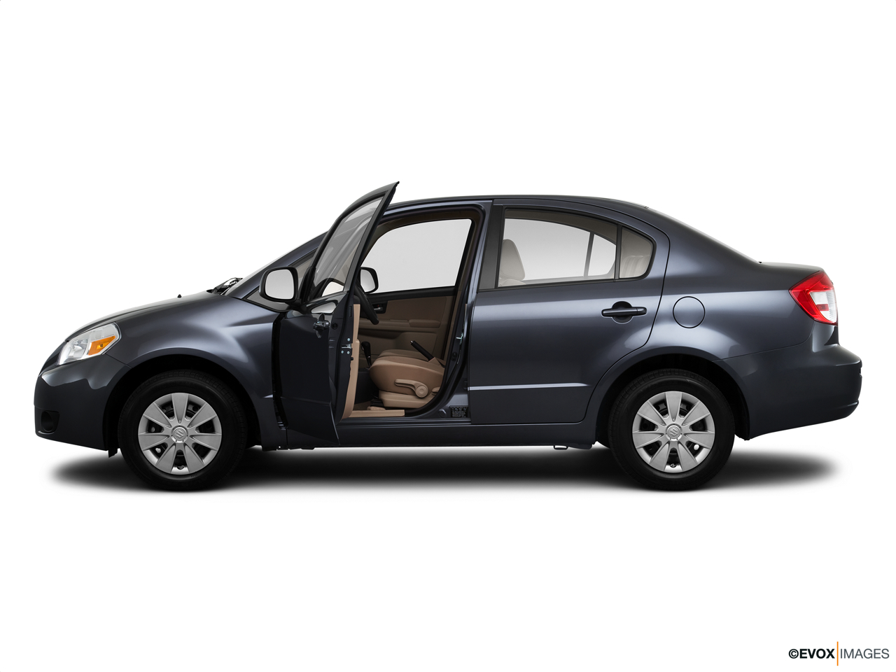2010 Suzuki SX4 LE Popular Driver's side profile with drivers side door open. 