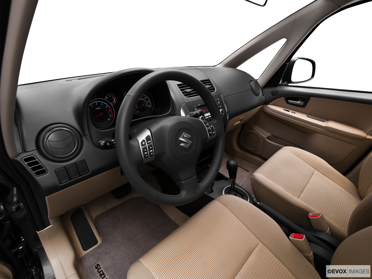 2010 Suzuki SX4 LE Popular Interior Hero (driver's side). 