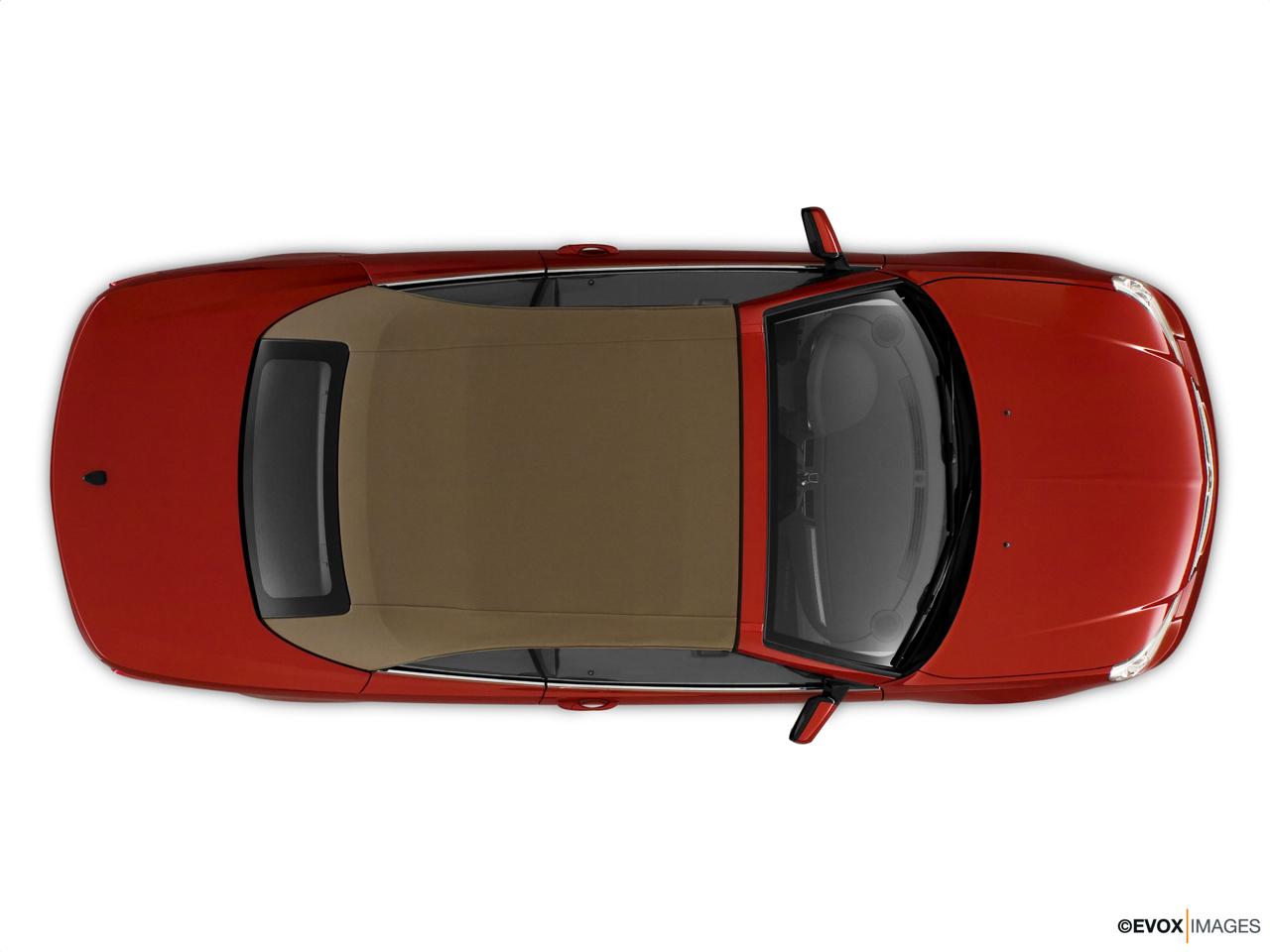 2010 Chrysler Sebring Touring Convertible overhead (top up) 