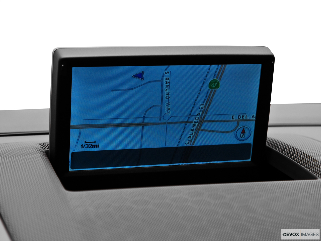 2010 Volvo S40 2.4i Driver position view of navigation system. 