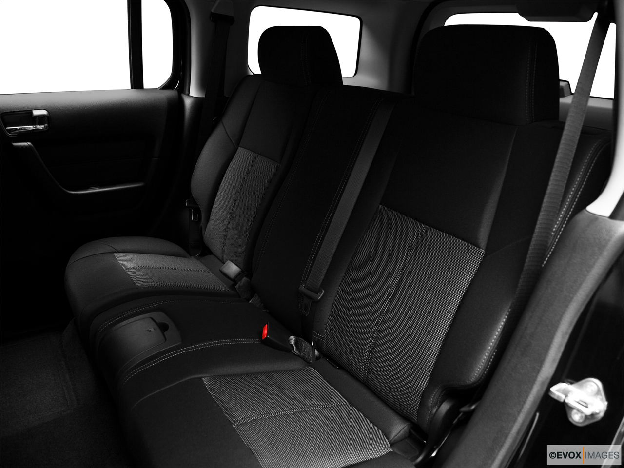 2010 Hummer H3 Base Rear seats from Drivers Side. 