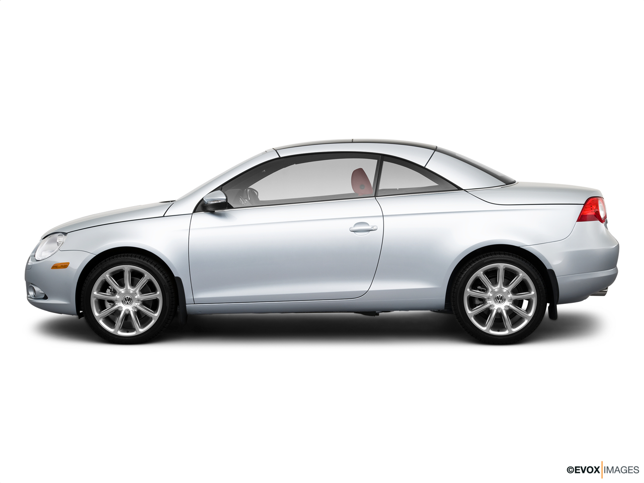 2010 Volkswagen Eos Lux Drivers side profile, convertible top up (convertibles only). 