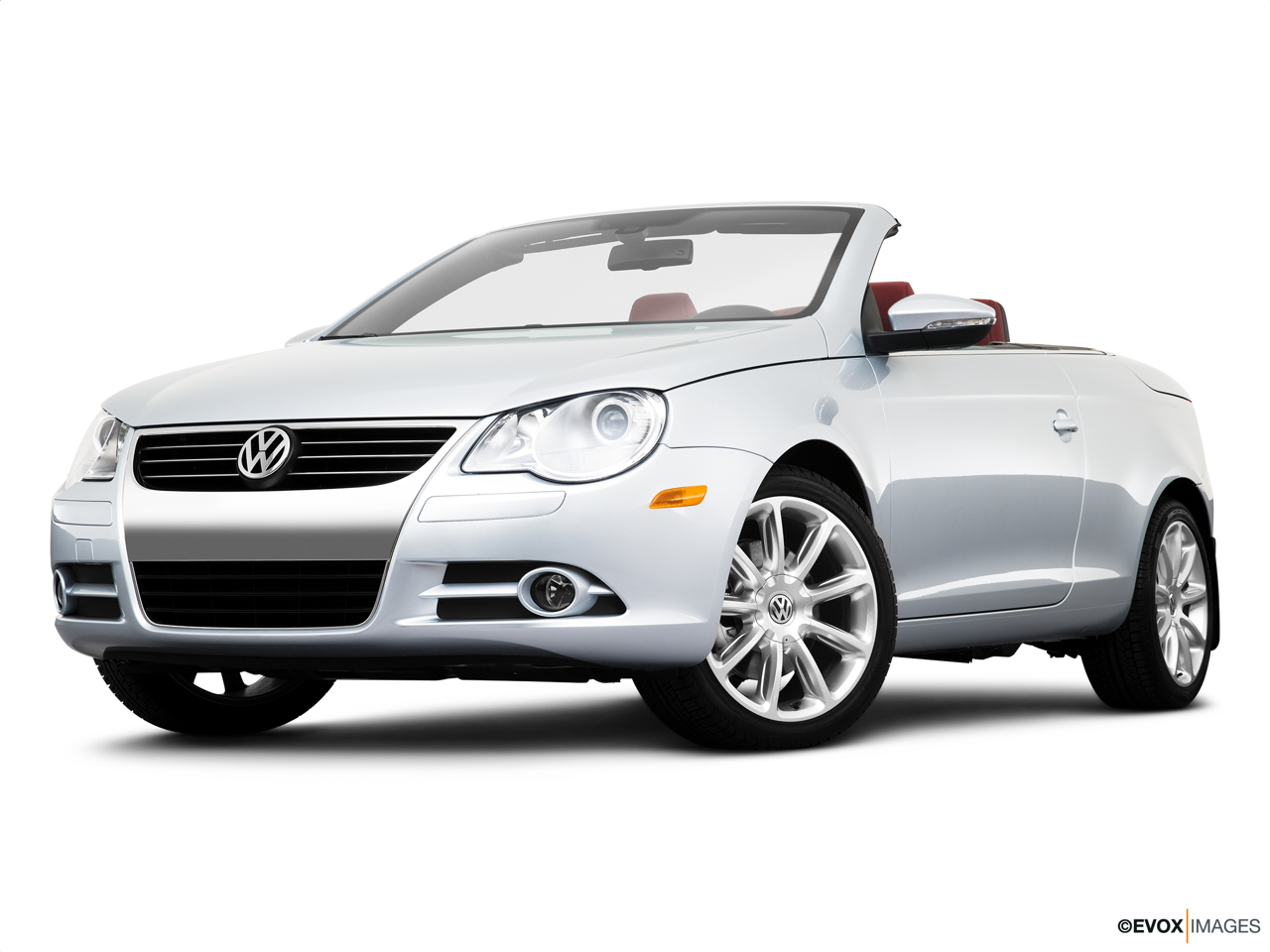 2010 Volkswagen Eos Lux Front angle view, low wide perspective. 