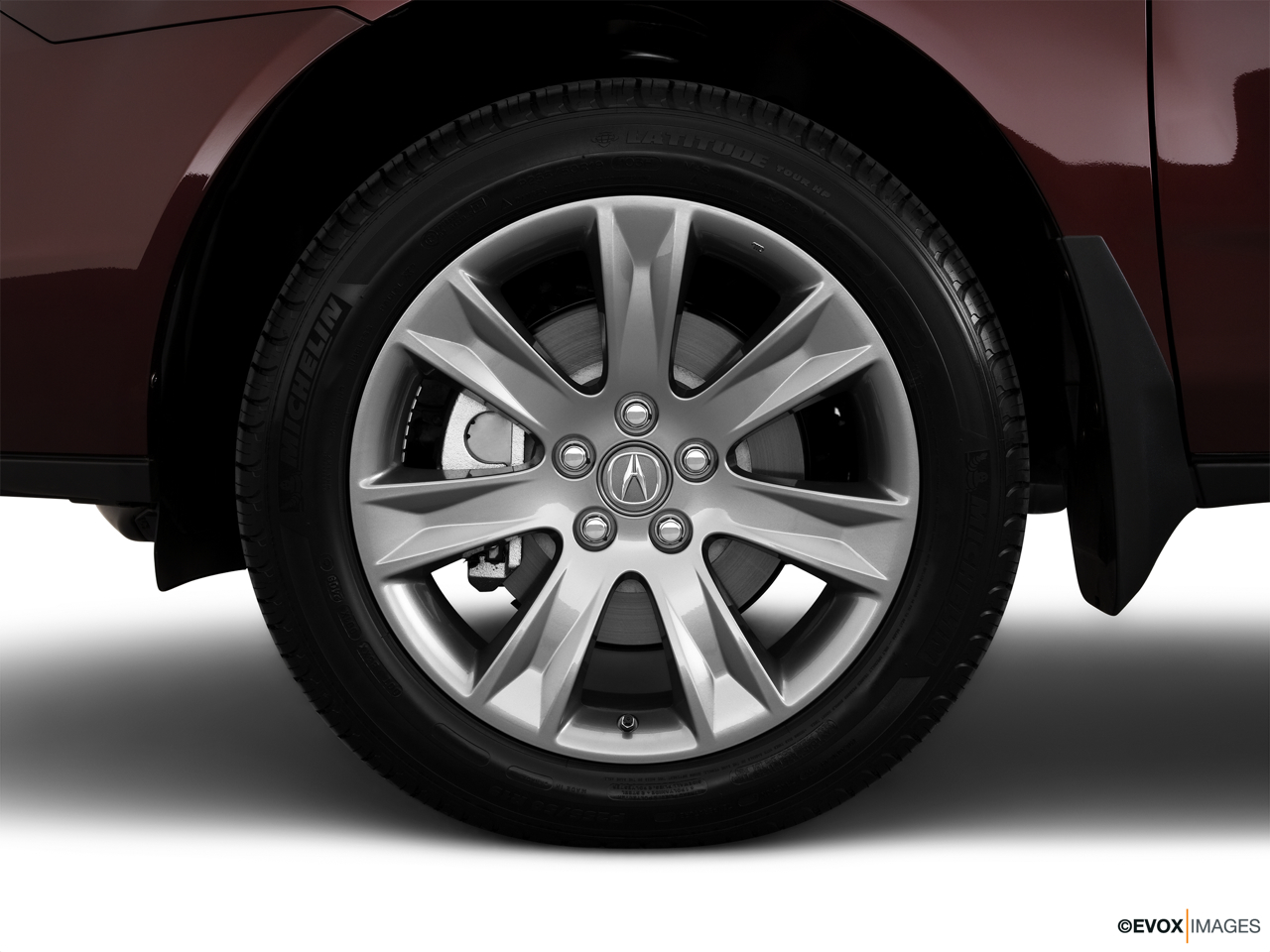 2010 Acura MDX MDX Front Drivers side wheel at profile. 