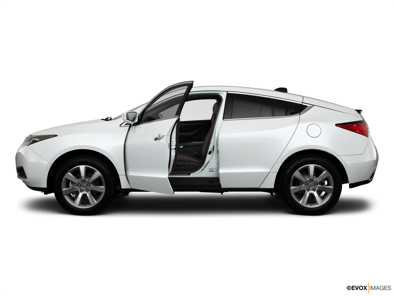 2010 Acura ZDX ZDX Technology Driver's side profile with drivers side door open. 
