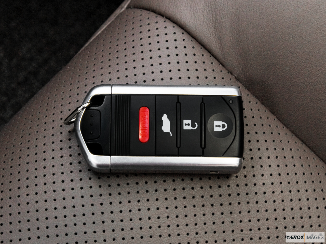 2010 Acura ZDX ZDX Technology Key fob on driver's seat. 