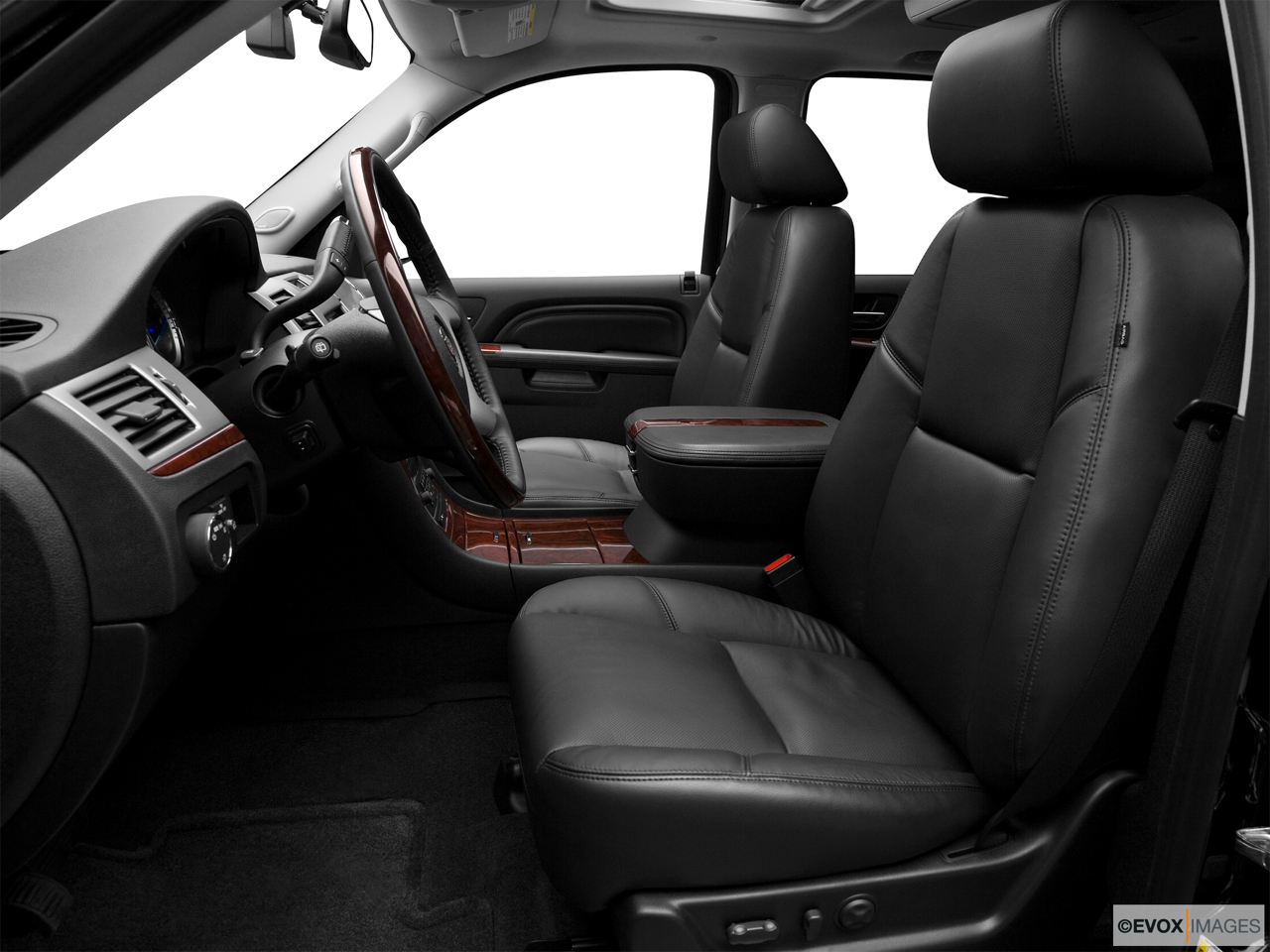 2010 Cadillac Escalade Hybrid Base Front seats from Drivers Side. 