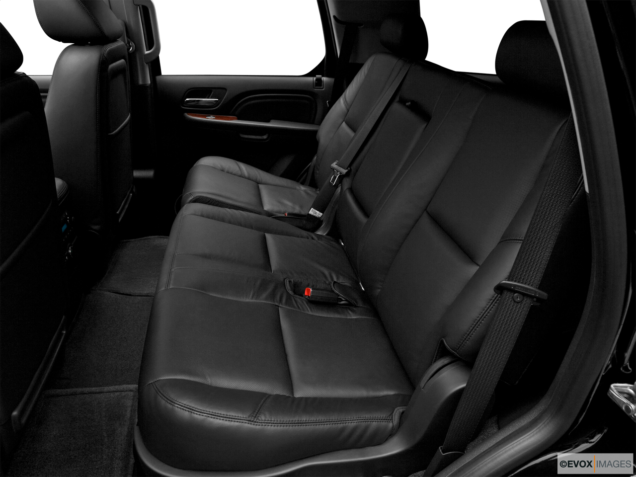 2010 Cadillac Escalade Hybrid Base Rear seats from Drivers Side. 