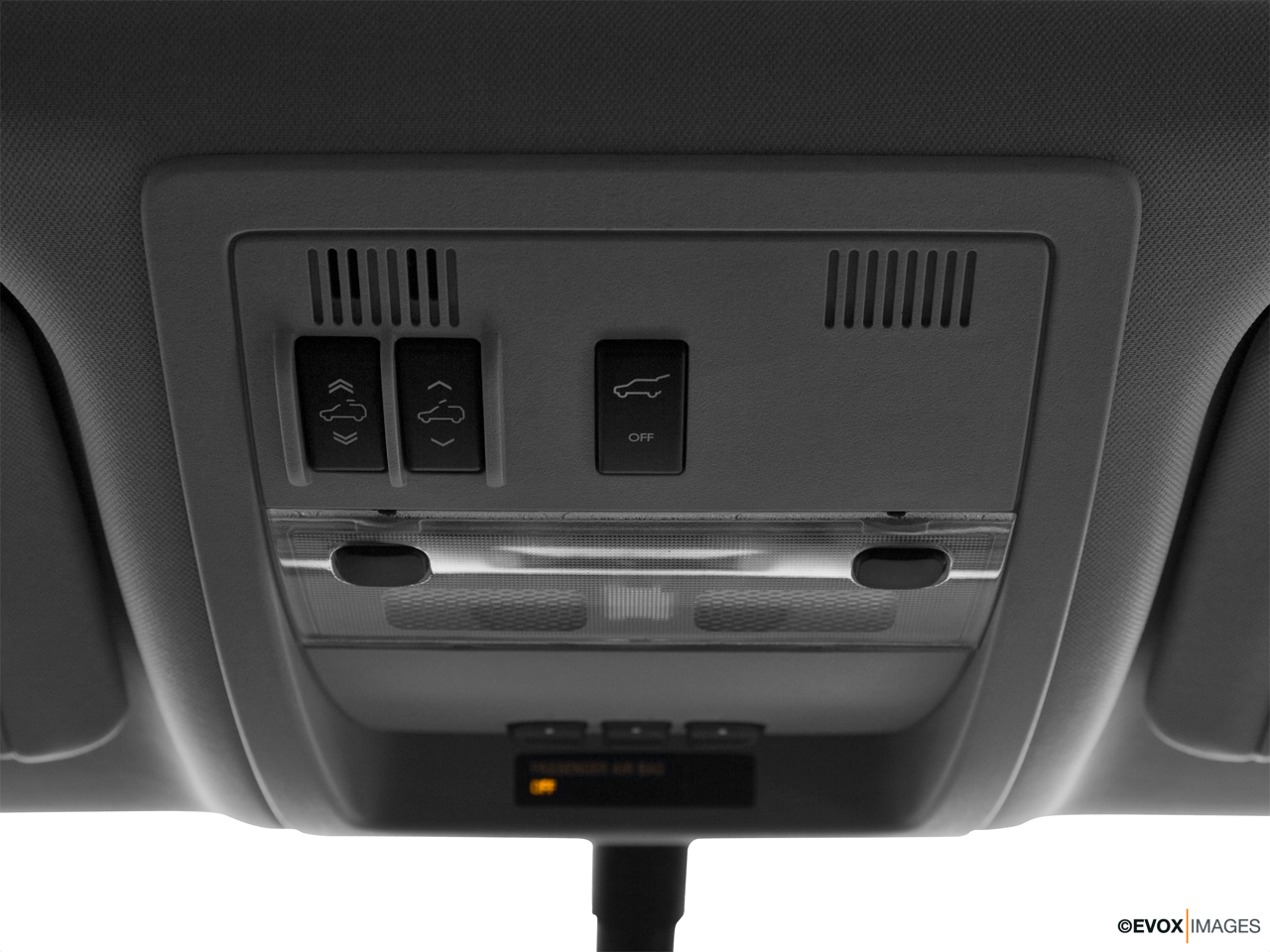 2010 Cadillac Escalade Hybrid Base Courtesy lamps/ceiling controls. 