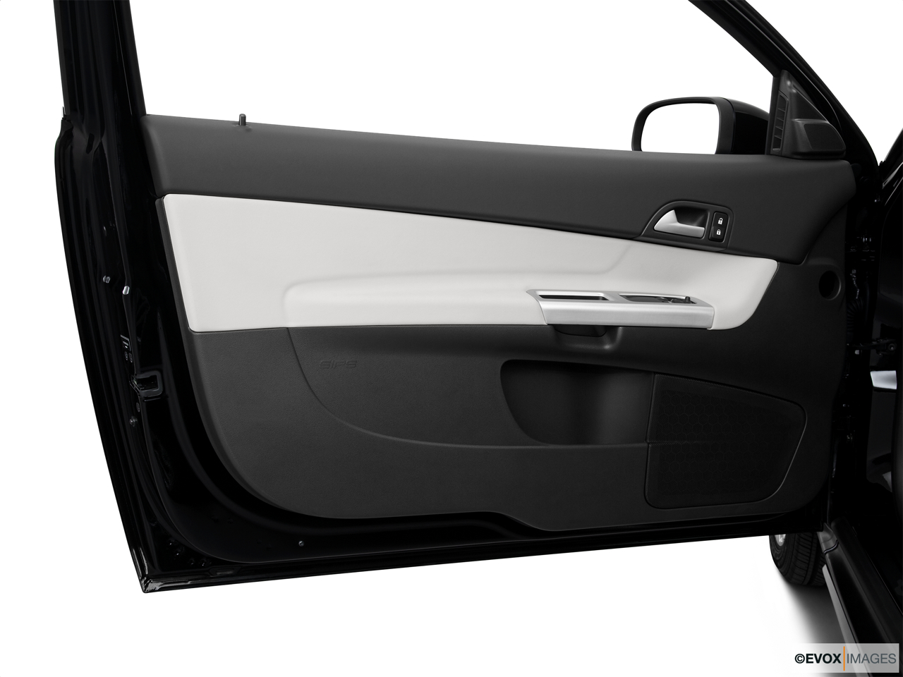 2011 Volvo C30 T5 A Inside of driver's side open door, window open. 