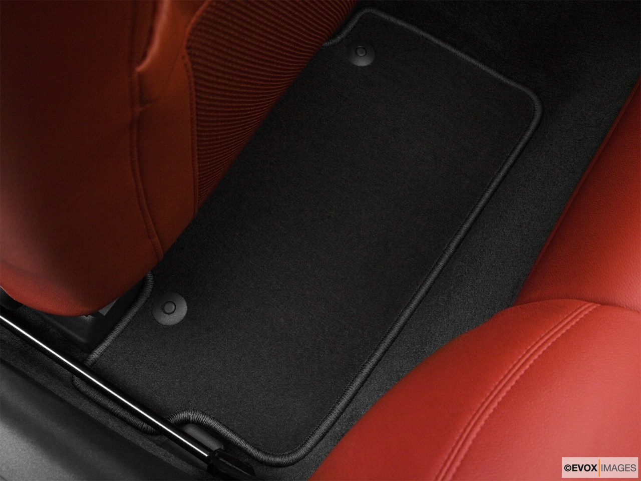2011 Volvo C70 T5 A Rear driver's side floor mat. Mid-seat level from outside looking in. 