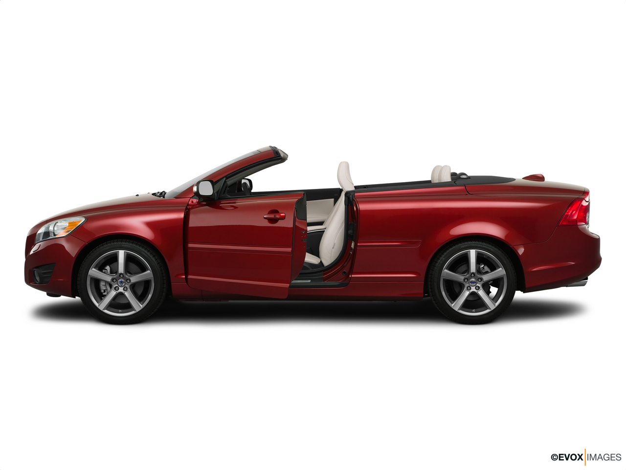2011 Volvo C70 T5 A Driver's side profile with drivers side door open. 