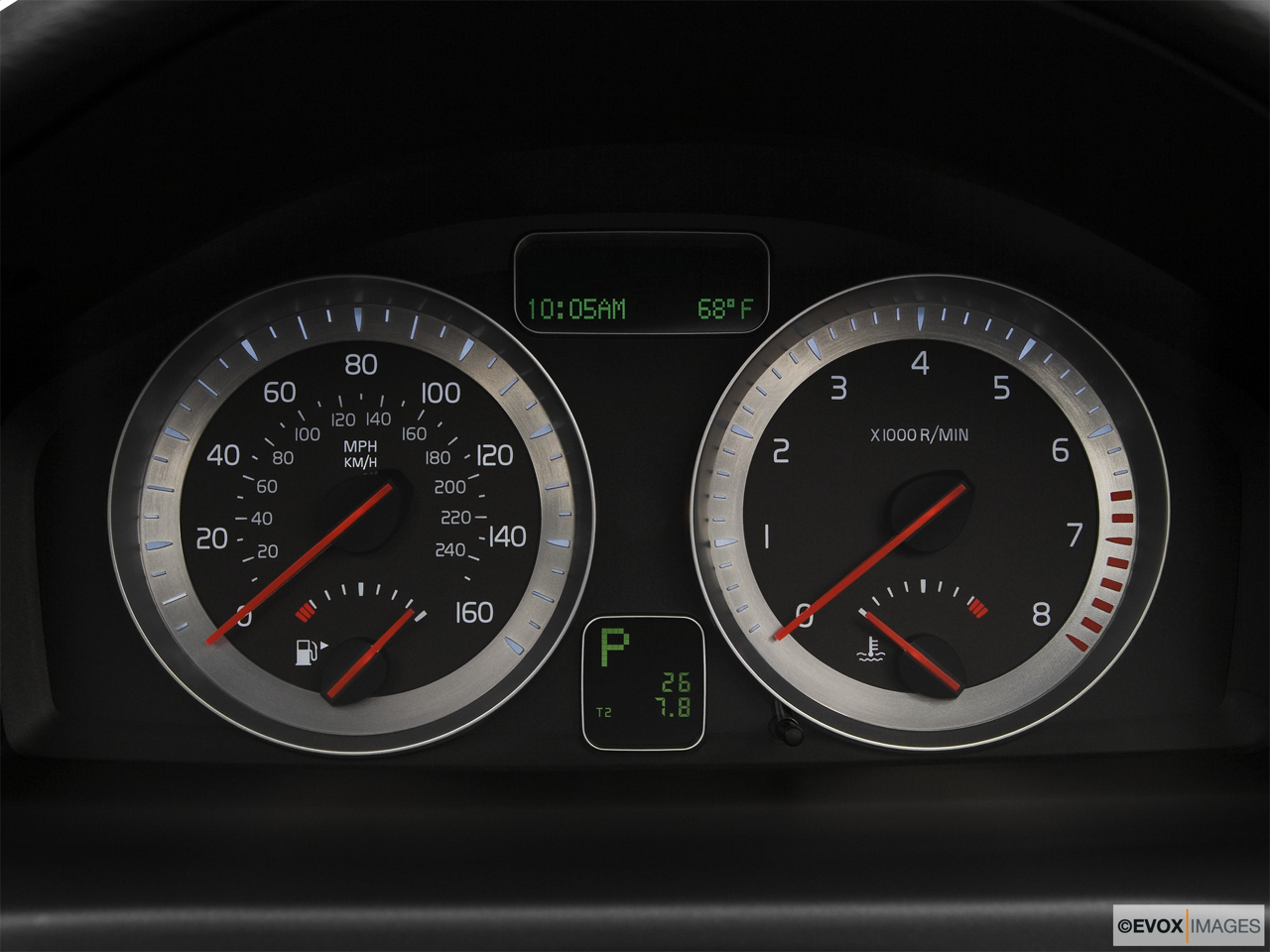 2011 Volvo C70 T5 A Speedometer/tachometer. 