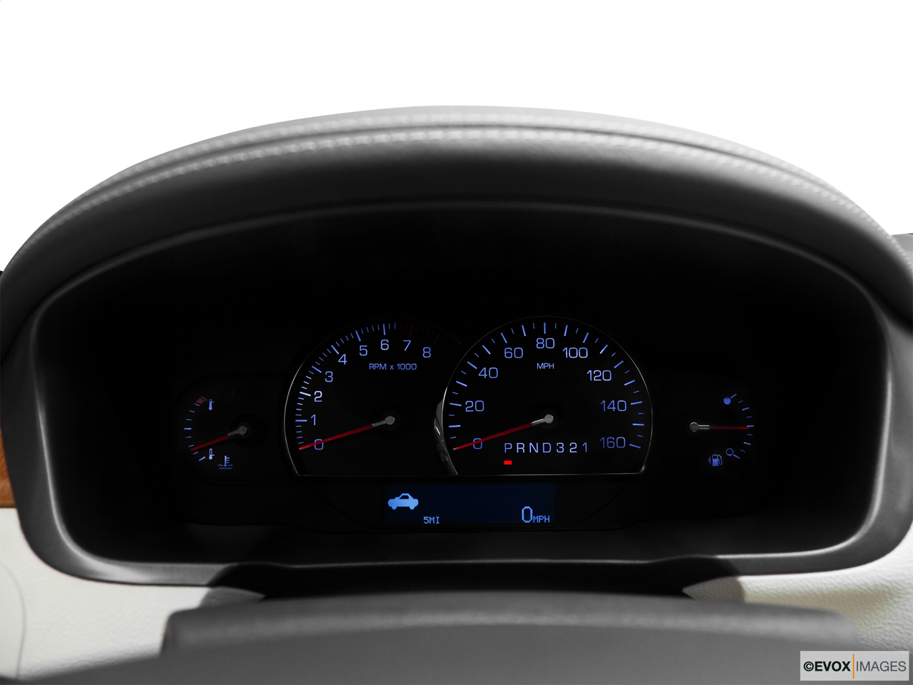 2011 Cadillac DTS Platinum Speedometer/tachometer. 