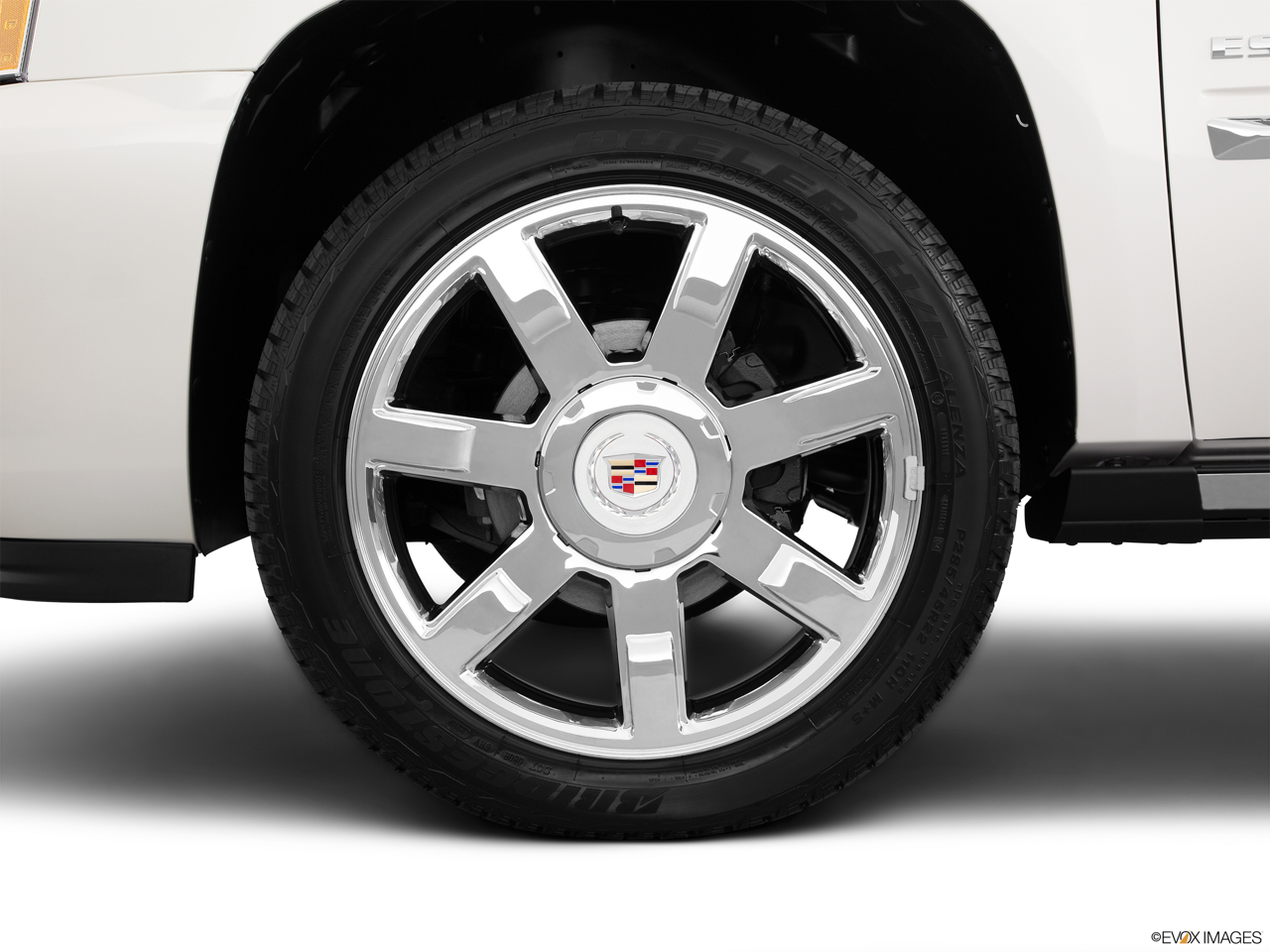 2011 Cadillac Escalade Hybrid Base Front Drivers side wheel at profile. 