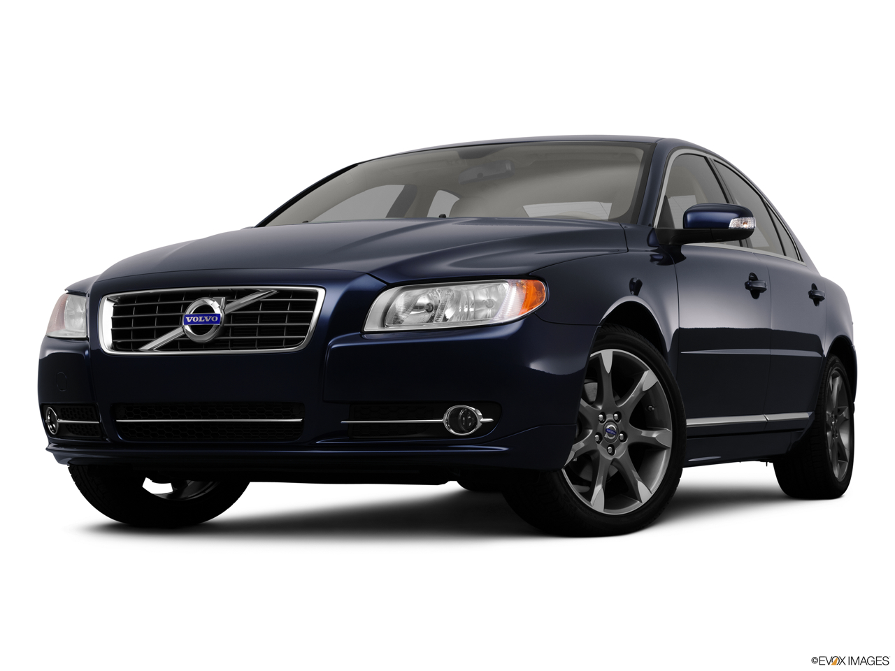 2011 Volvo S80 3.2 Front angle view, low wide perspective. 