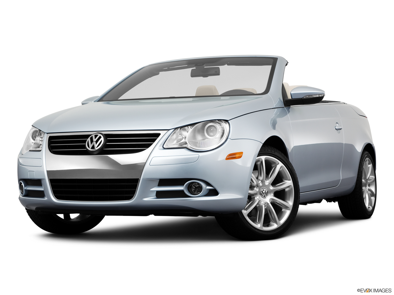 2011 Volkswagen Eos Lux Front angle view, low wide perspective. 