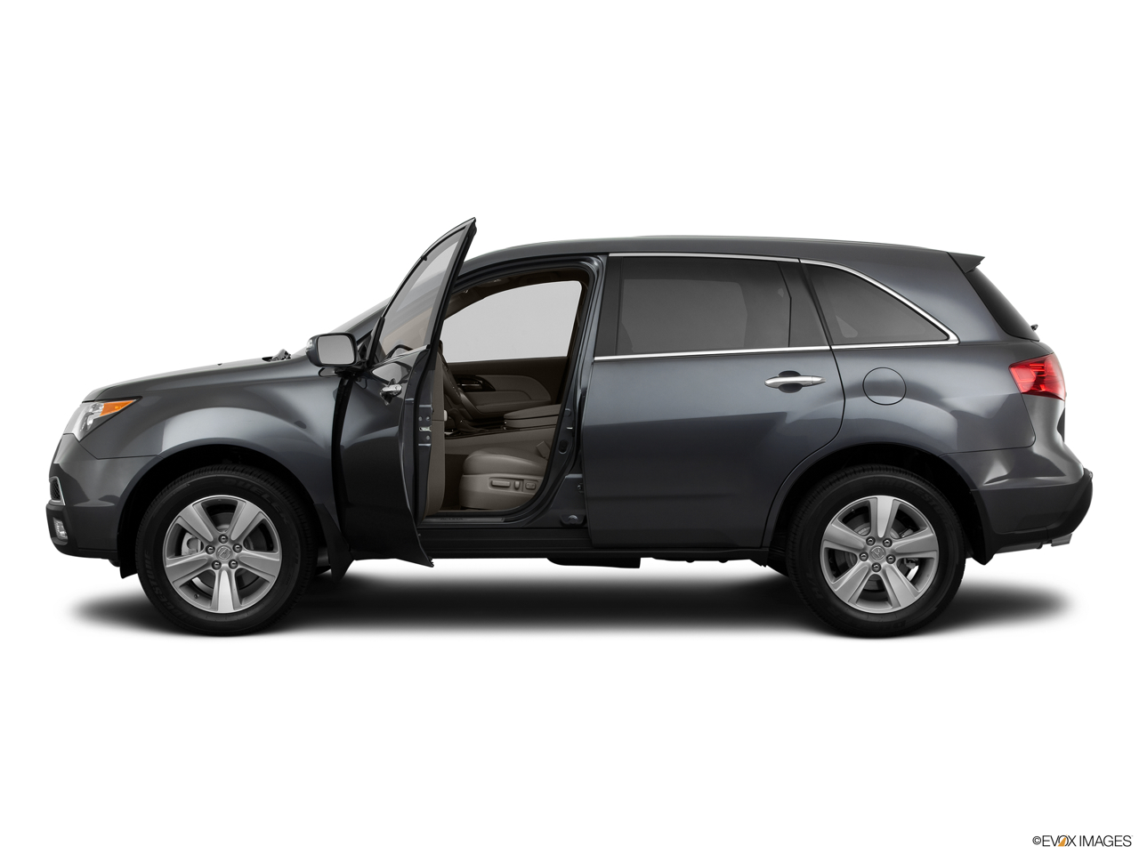 2011 Acura MDX Base Driver's side profile with drivers side door open. 