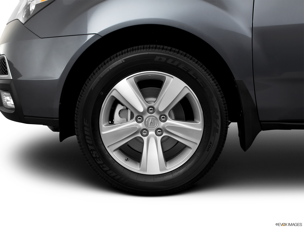 2011 Acura MDX Base Front Drivers side wheel at profile. 