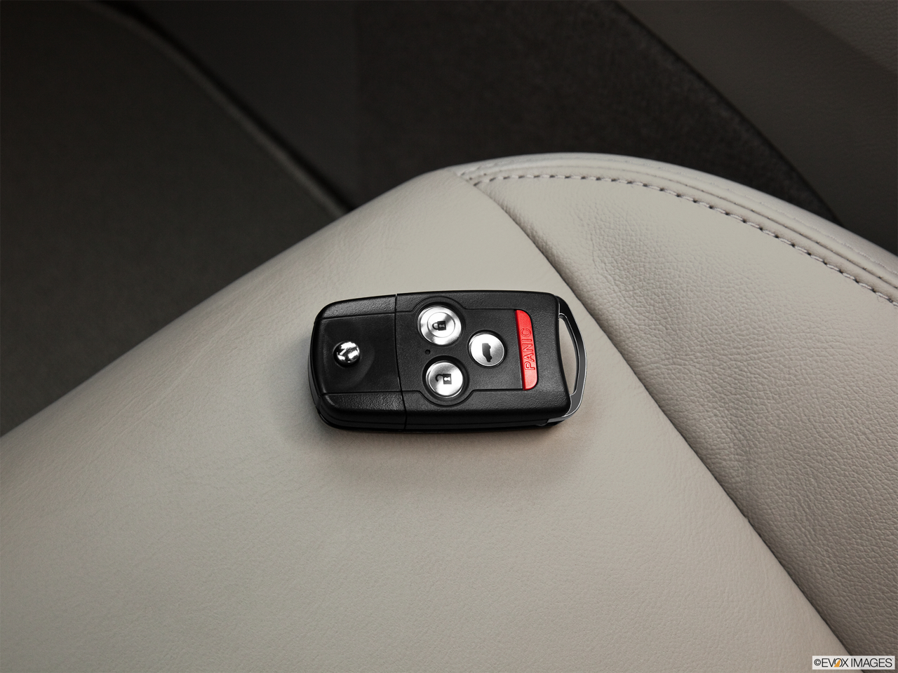 2011 Acura MDX Base Key fob on driver's seat. 