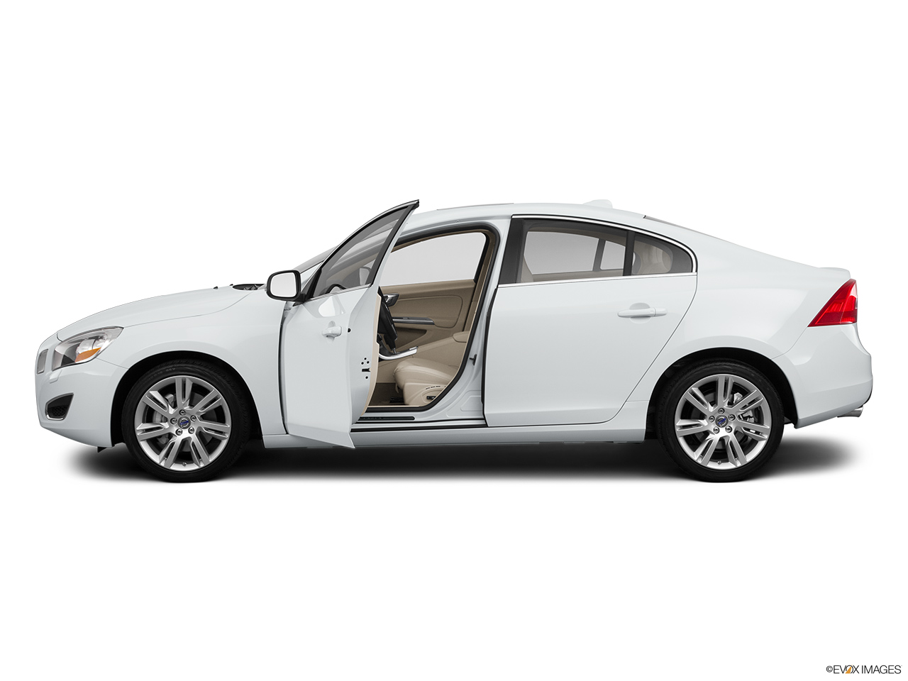 2011 Volvo S60 T6 A Driver's side profile with drivers side door open. 
