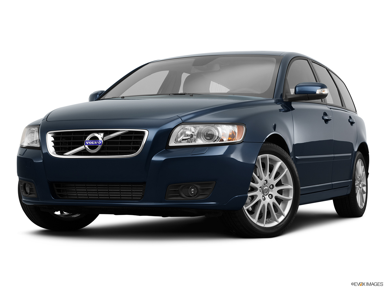 2011 Volvo V50 T5 Front angle view, low wide perspective. 