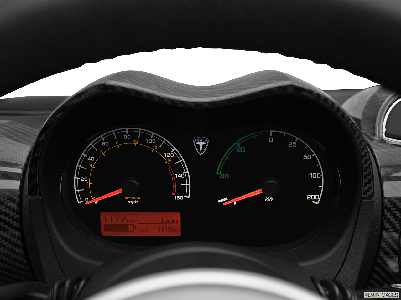 2010 Tesla Roadster sport Speedometer/tachometer. 