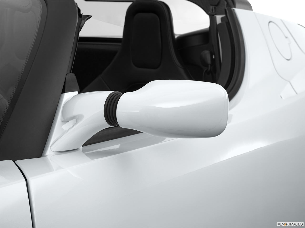 2010 Tesla Roadster sport Driver's side mirror, 3_4 rear 