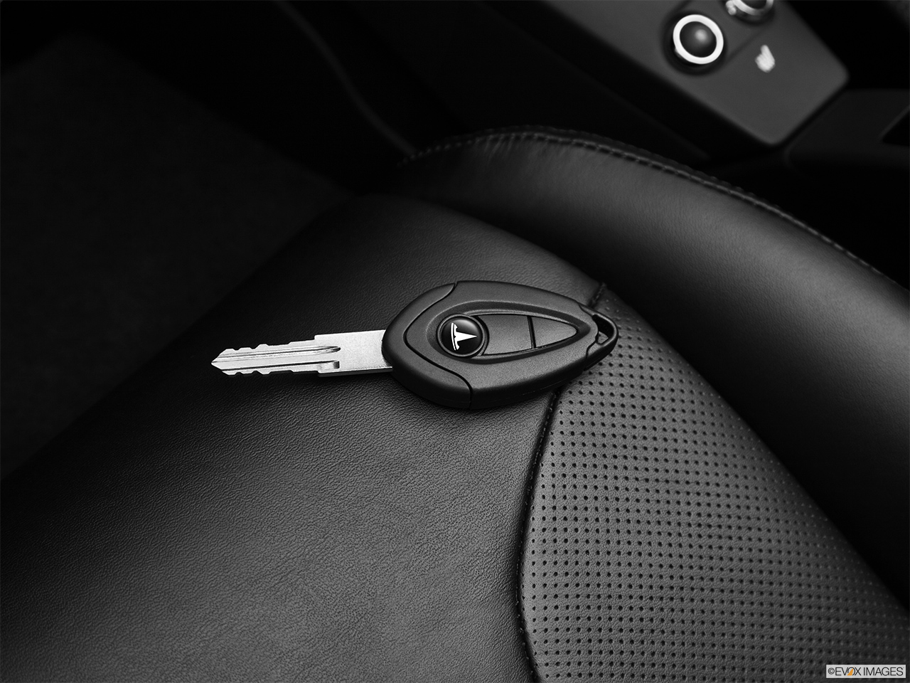 2010 Tesla Roadster sport Key fob on driver's seat. 