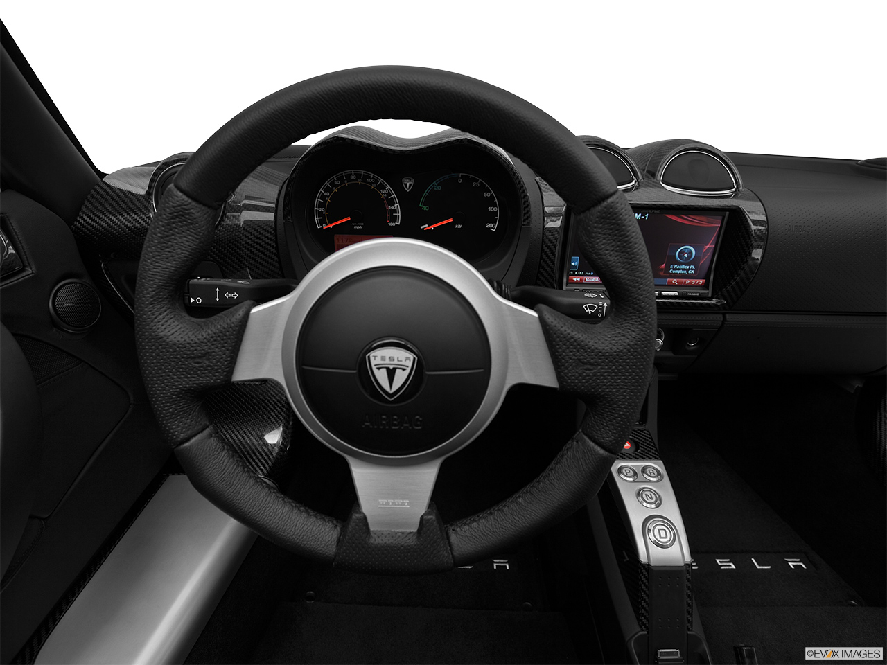 2010 Tesla Roadster sport Steering wheel/Center Console. 