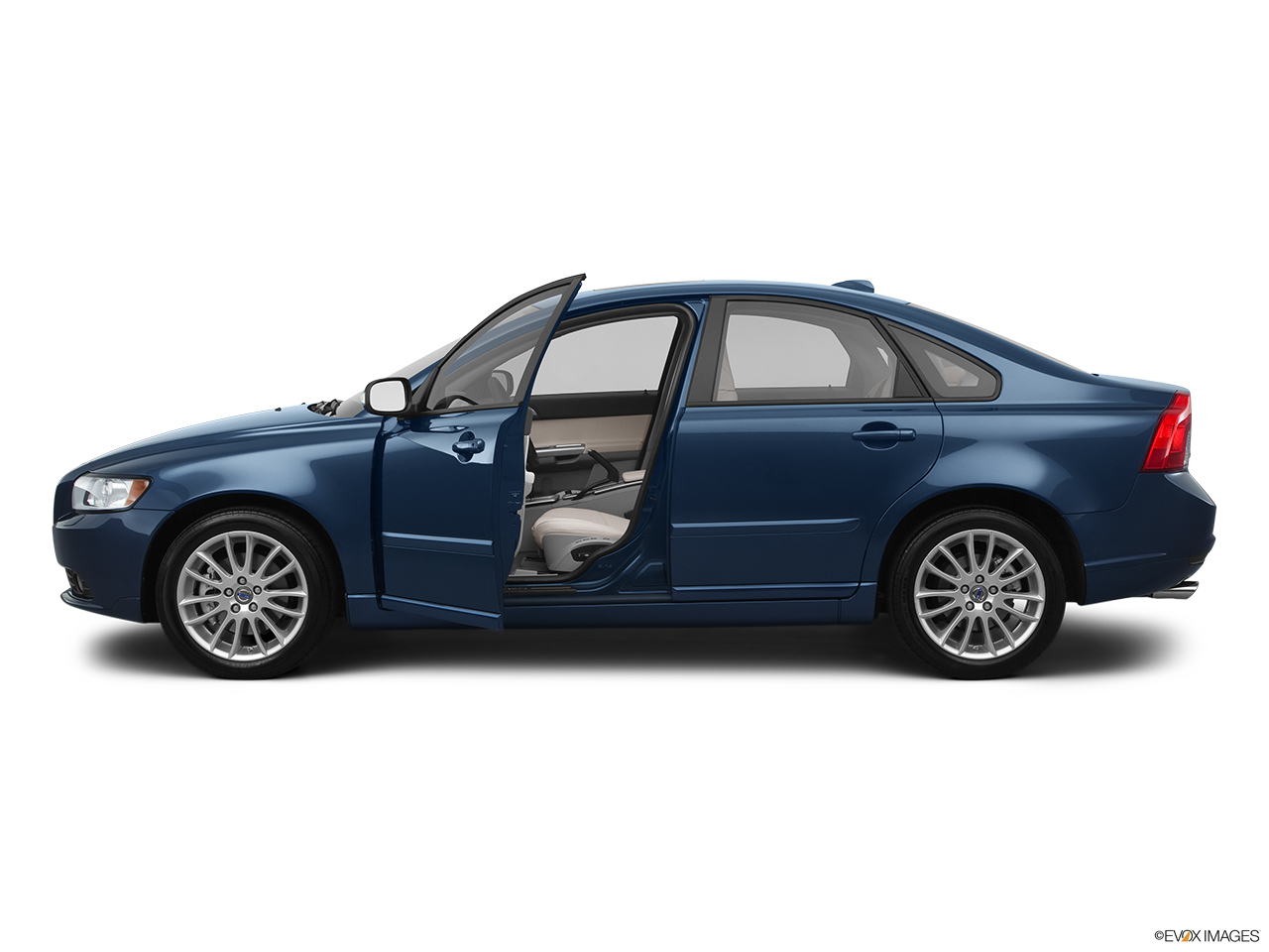 2011 Volvo S40 T5 A Driver's side profile with drivers side door open. 