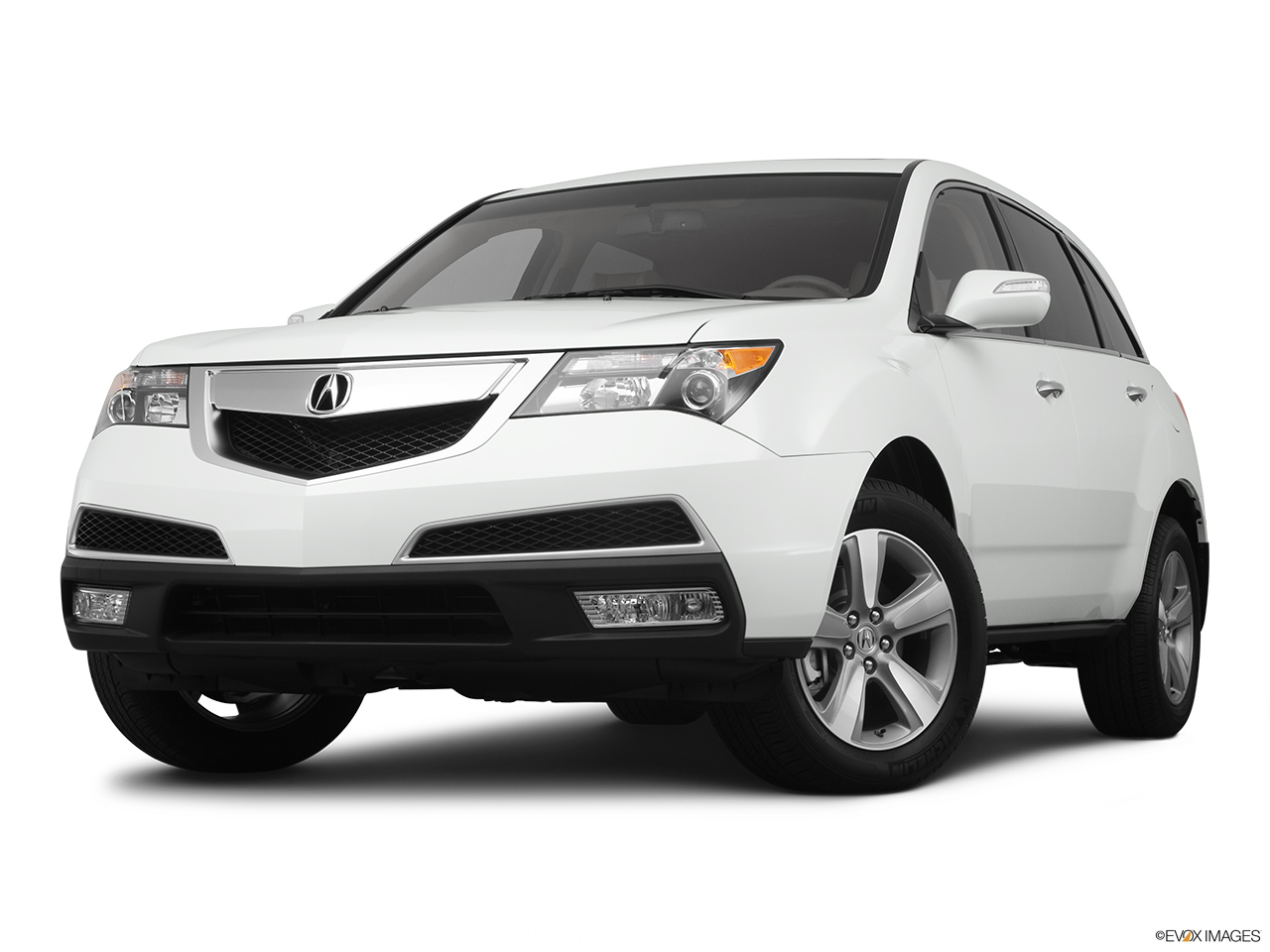 2011 Acura MDX MDX Front angle view, low wide perspective. 