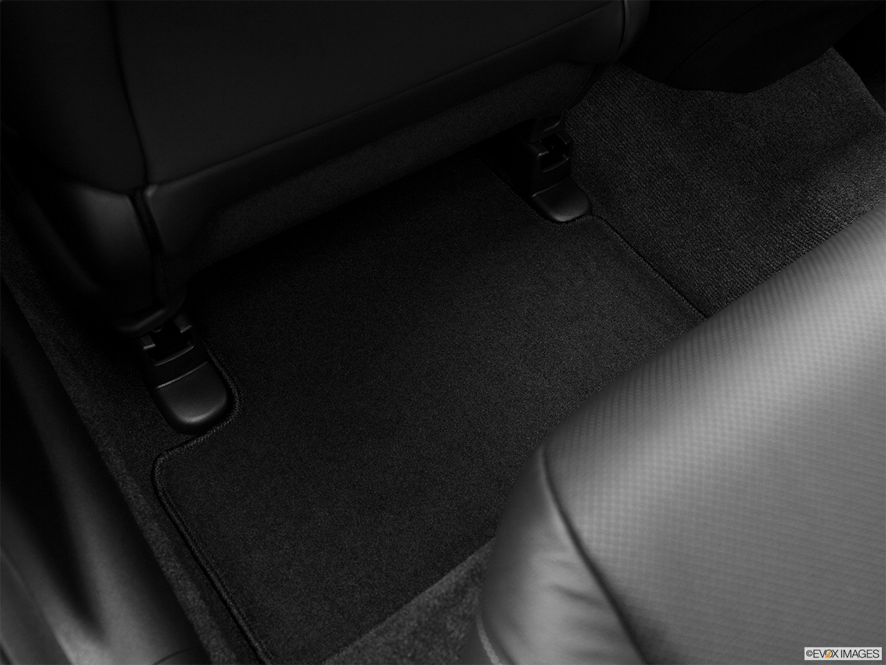 2011 Acura TSX TSX 5-speed Automatic Rear driver's side floor mat. Mid-seat level from outside looking in. 
