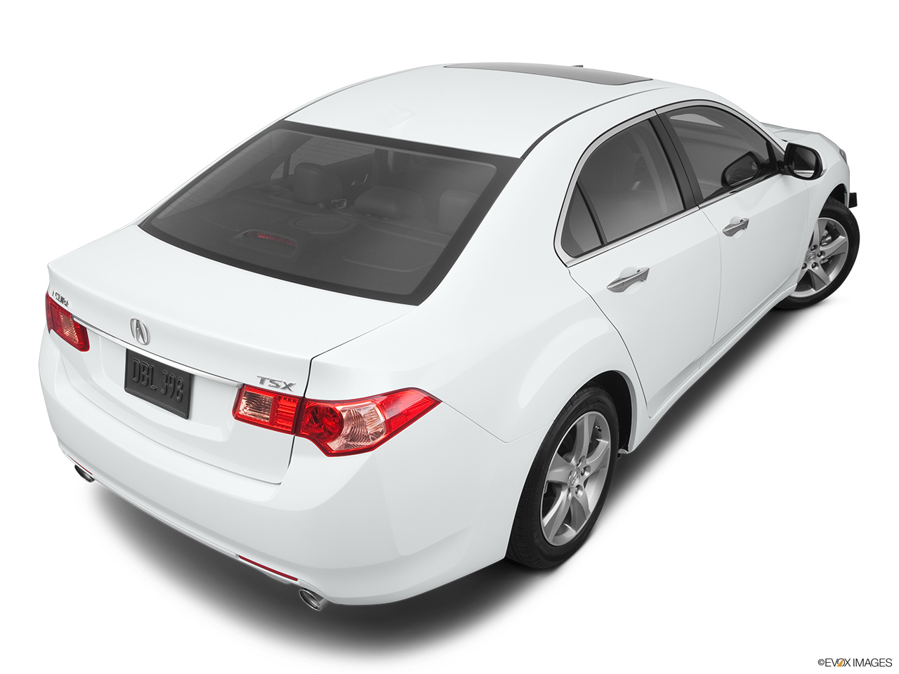 2011 Acura TSX TSX 5-speed Automatic Rear 3/4 angle view. 