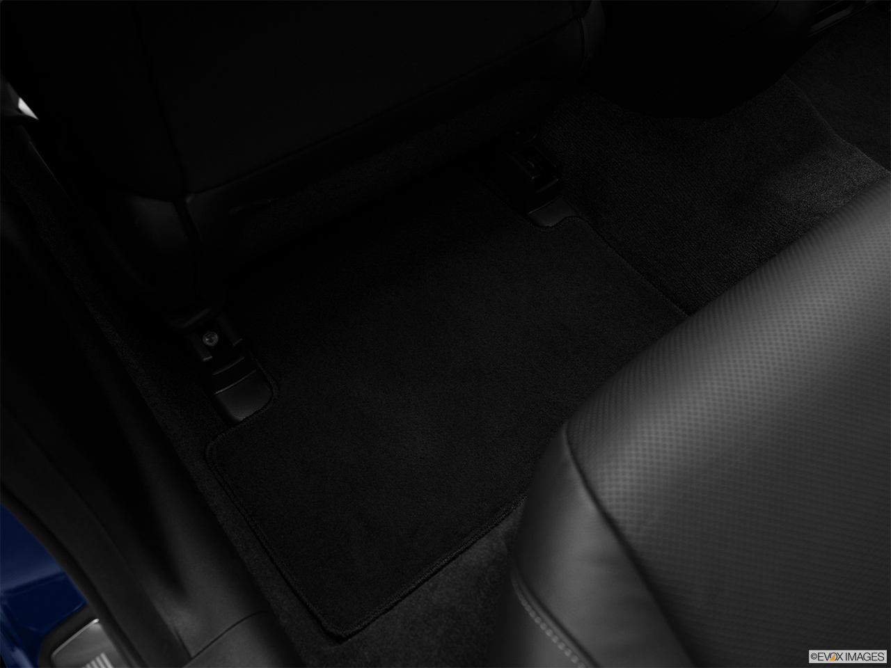 2011 Acura TSX Sport Wagon Rear driver's side floor mat. Mid-seat level from outside looking in. 