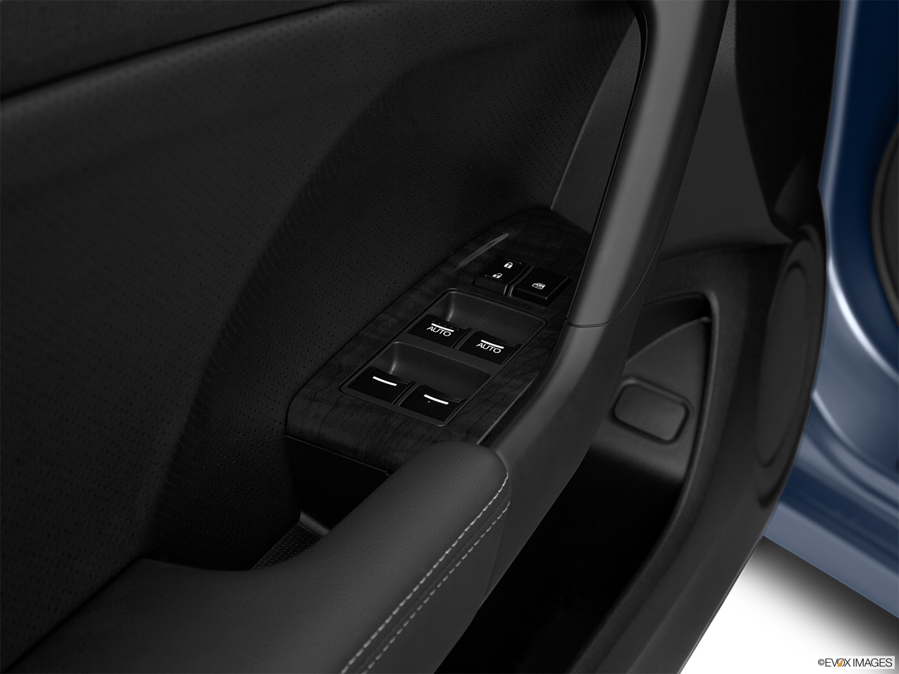 2011 Acura TSX Base Driver's side inside window controls. 