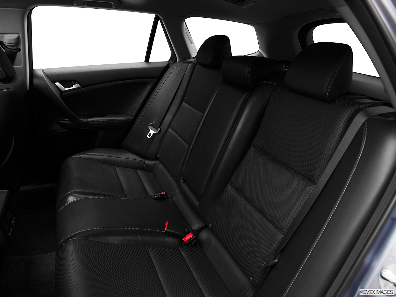 2011 Acura TSX Base Rear seats from Drivers Side. 