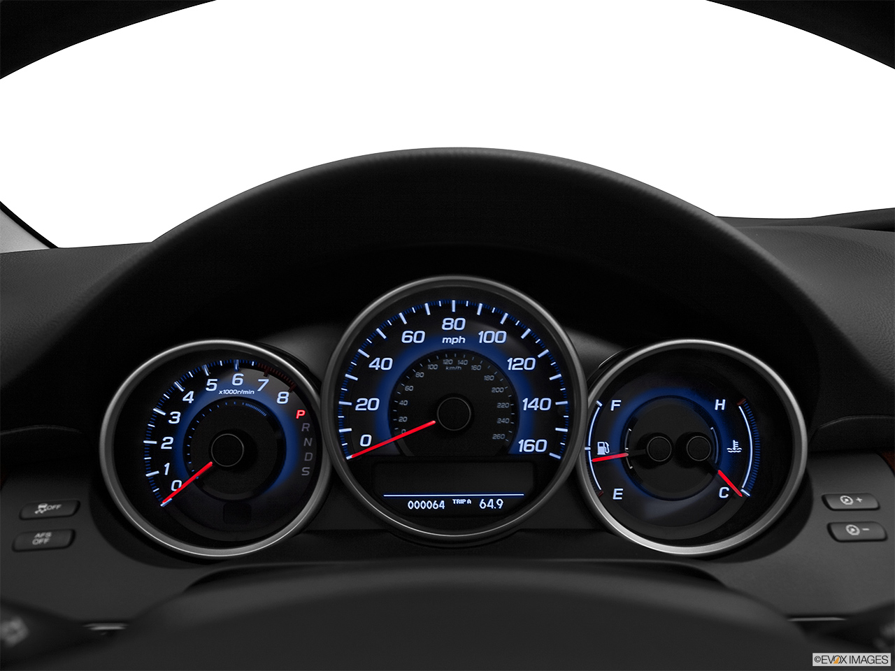 2011 Acura RL RL Speedometer/tachometer. 