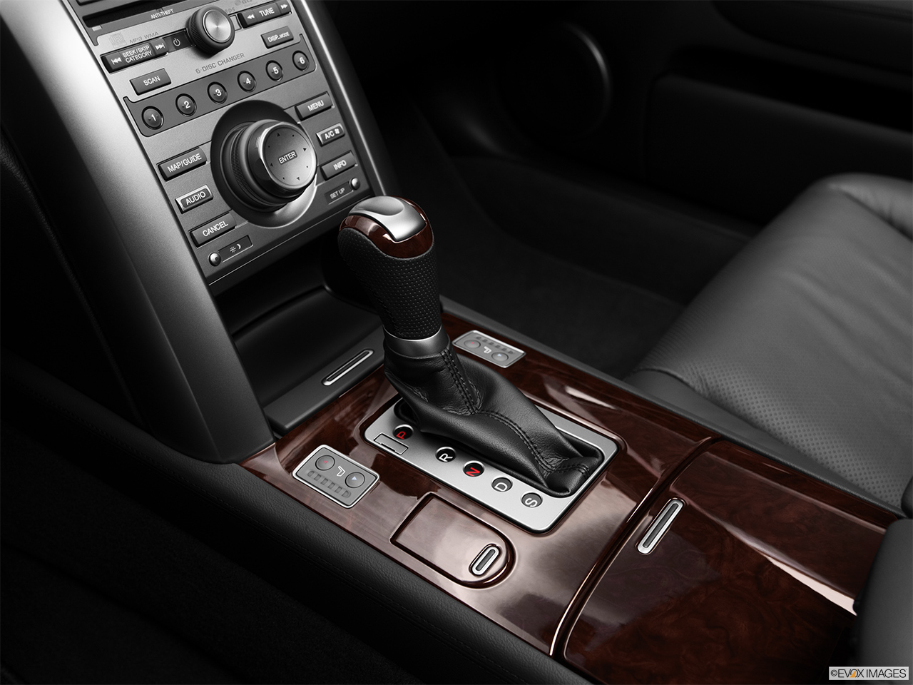 2011 Acura RL RL Gear shifter/center console. 