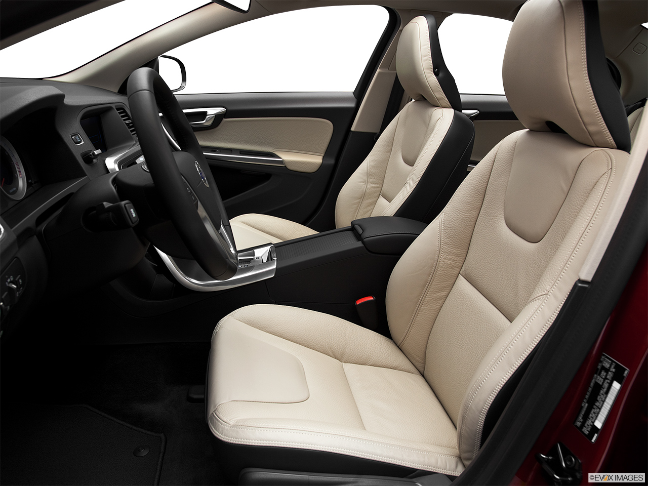 2012 Volvo S60 T5 SR Front seats from Drivers Side. 