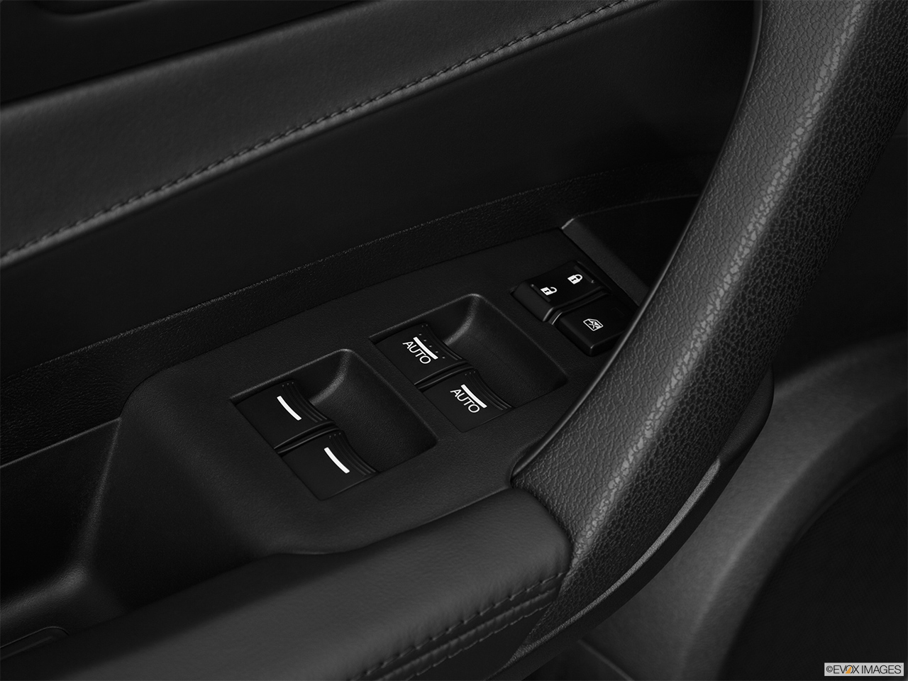 2011 Acura ZDX ZDX Technology Driver's side inside window controls. 