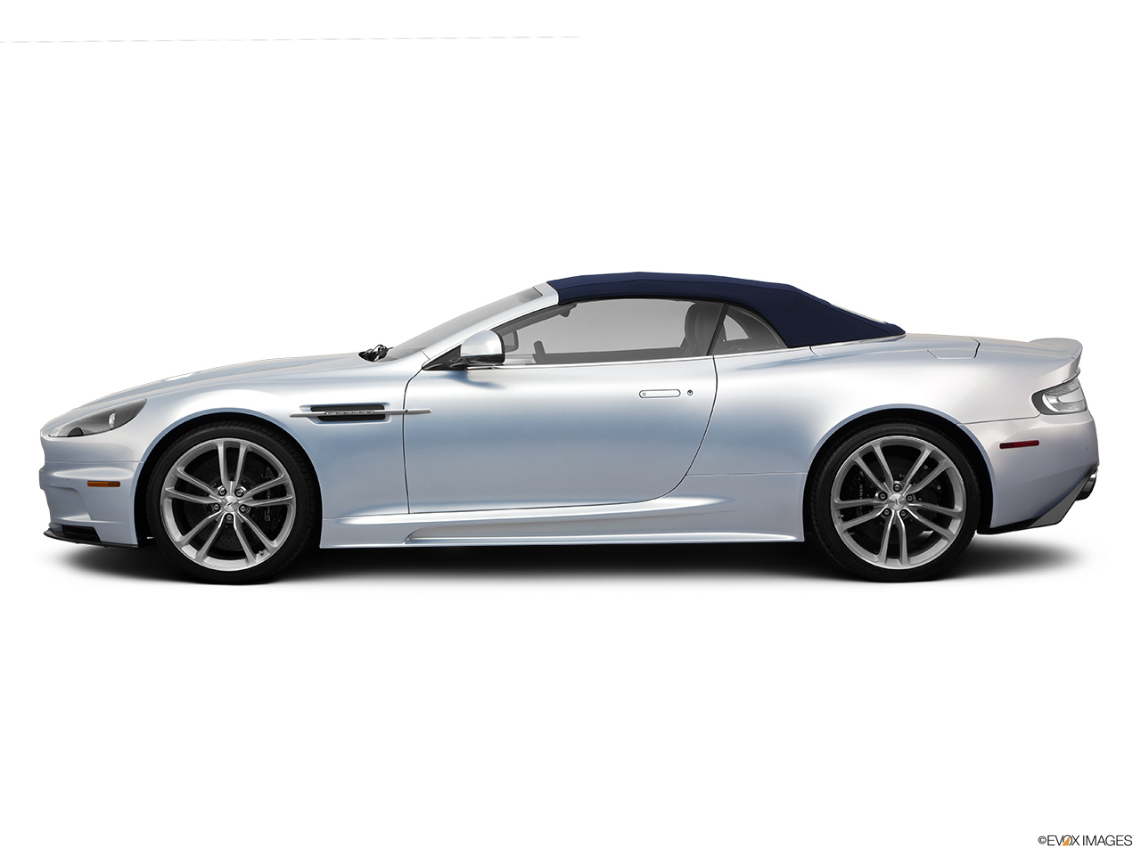 2011 Aston Martin DBS Volante Drivers side profile, convertible top up (convertibles only). 